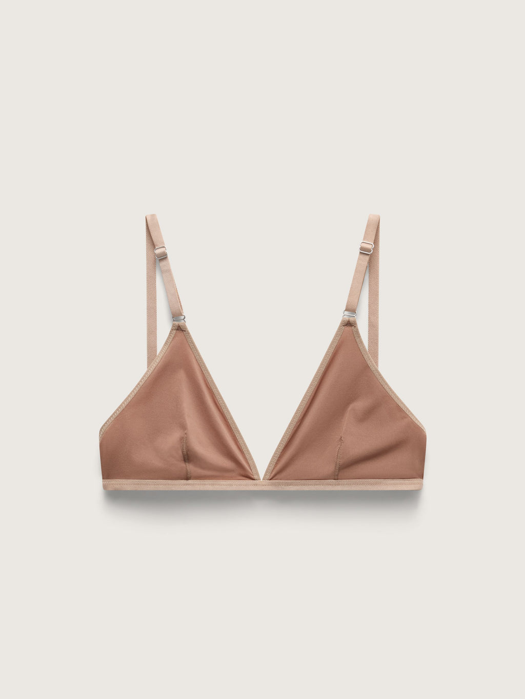 Micro Flex Triangle Bralette, Taupe