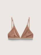 Micro Flex Triangle Bralette, Taupe