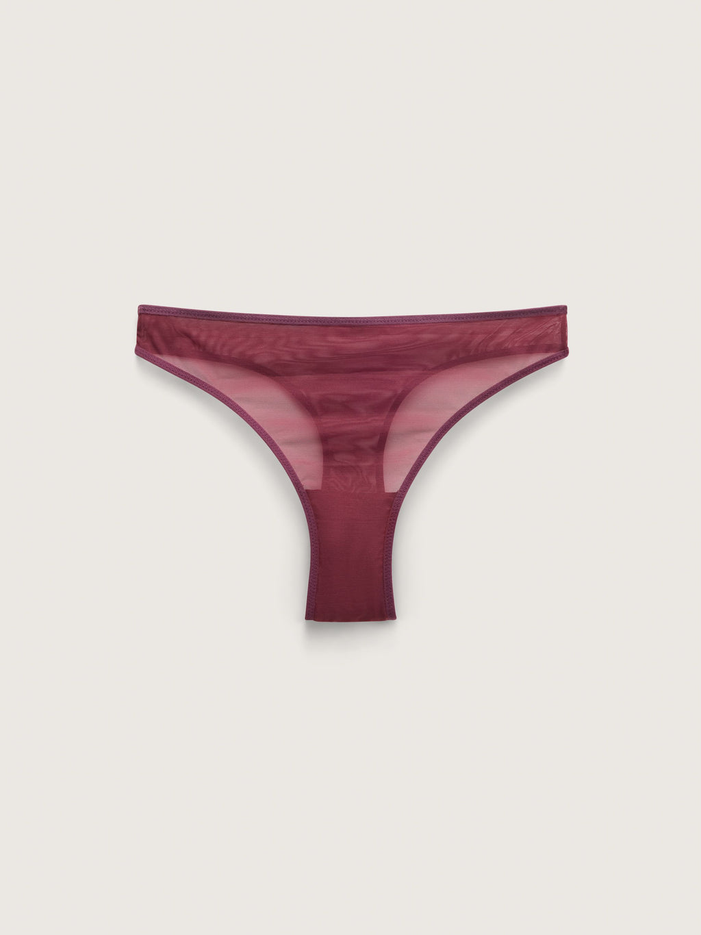 Fine Mesh Cheeky, Burgundy