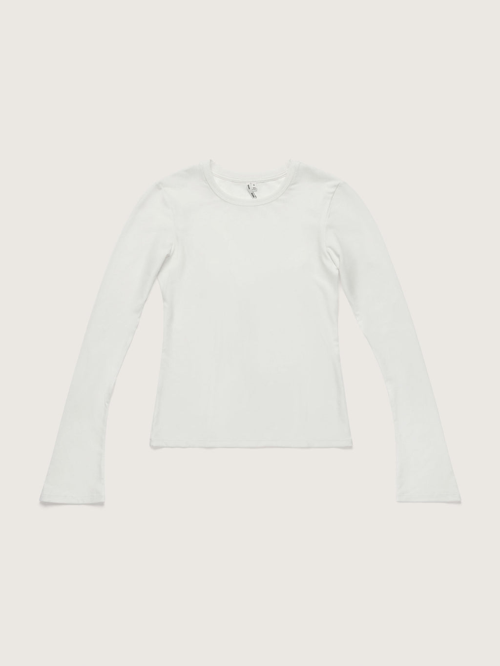 Ultrasoft Rib Long Sleeved Bra Top, White